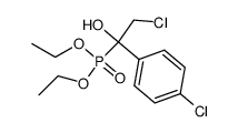 diethyl (2-chloro-1-(4-chlorophenyl)-1-hydroxyethyl)phosphonate结构式