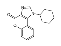 1-cyclohexylchromeno[3,4-d]imidazol-4-one结构式