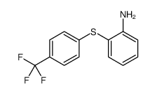 2-[4-(trifluoromethyl)phenyl]sulfanylaniline结构式