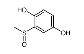 2-(methylsulfinyl)benzene-1,4-diol Structure