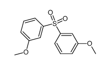 bis-(3-methoxy-phenyl)-sulfone结构式