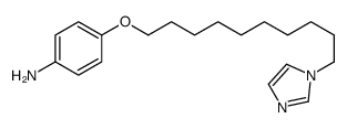 4-(10-imidazol-1-yldecoxy)aniline结构式