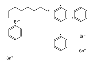 bromo-[8-[bromo(diphenyl)stannyl]octyl]-diphenylstannane结构式