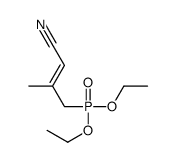 4-(Diethylphosphono)-3-methyl-2-butenenitrile, E/Z mixture Structure