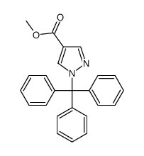 methyl 1-trityl-1H-pyrazole-4-carboxylate结构式