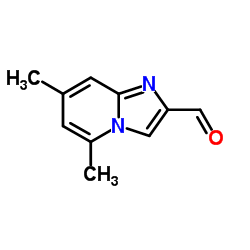 5,7-Dimethylimidazo[1,2-a]pyridine-2-carbaldehyde结构式