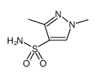 1H-Pyrazole-4-sulfonamide, 1,3-dimethyl Structure