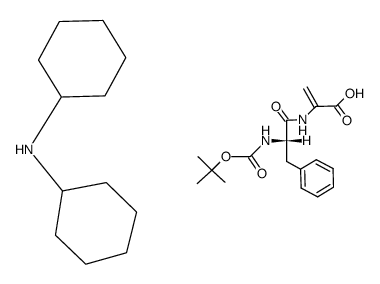 Boc-Phe-ΔAla dicyclohexylamine salt Structure