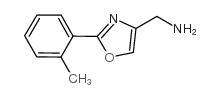 2-O-TOLYL-OXAZOL-4-YL-METHYLAMINE structure