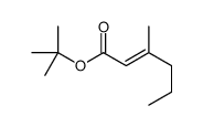 tert-butyl 3-methylhex-2-enoate结构式