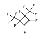 cis-perfluoro-3,4-dimethylcyclobutene结构式