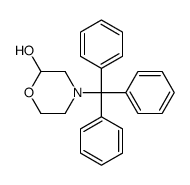 4-tritylmorpholin-2-ol结构式