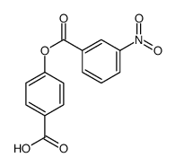 4-(3-nitrobenzoyl)oxybenzoic acid结构式