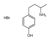 4-(3-aminobutyl)phenol,hydrobromide Structure
