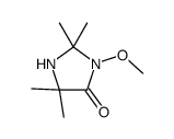 3-methoxy-2,2,5,5-tetramethylimidazolidin-4-one Structure