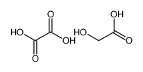 2-hydroxyacetic acid,oxalic acid Structure