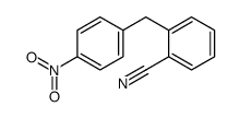 2-[(4-nitrophenyl)methyl]benzonitrile Structure