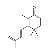 2,4,4-trimethyl-3-(3-methylbuta-1,3-dienyl)cyclohex-2-en-1-one Structure
