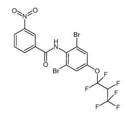 N-(2,6-dibromo-4-(1,1,2,3,3,3-hexafluoropropoxy)phenyl) 3-nitrobenzamide Structure