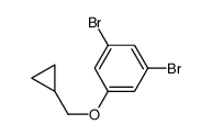 1,3-dibromo-5-(cyclopropylmethoxy)benzene结构式