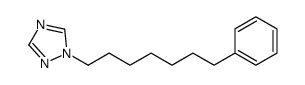 1-(7-phenylheptyl)-1,2,4-triazole结构式