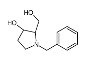 (2S,3R)-1-benzyl-2-(hydroxymethyl)pyrrolidin-3-ol结构式