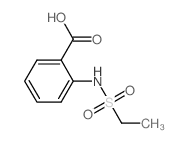 2-(ETHANESULPHONYLAMINO)BENZOIC ACID结构式