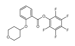 (2,3,4,5,6-pentafluorophenyl) 2-(oxan-4-yloxy)benzoate结构式