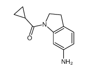 (6-amino-2,3-dihydroindol-1-yl)-cyclopropylmethanone Structure