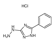 (5-phenyl-1H-[1,2,4]triazol-3-yl)-hydrazine; dihydrochloride Structure