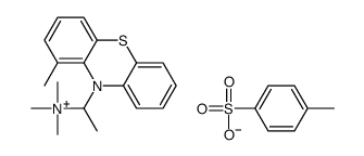 tri(methyl)[alpha-methyl-10H-phenothiazin-10-ylethyl]ammonium toluene-p-sulphonate结构式