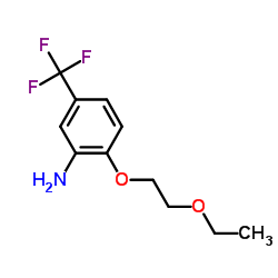 2-(2-Ethoxyethoxy)-5-(trifluoromethyl)aniline Structure