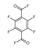 2,3,5,6-tetrafluorobenzene-1,4-dicarbonyl fluoride Structure