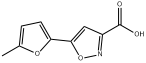 5-(5-甲基-2-呋喃基)异噁唑-3-甲酸结构式