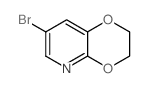 7-溴-2,3-二氢-[1,4]二噁烷并[2,3-b]吡啶结构式