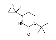 L-threo-Pentitol, 1,2-anhydro-3,4,5-trideoxy-3-[[(1,1-dimethylethoxy)carbonyl]amino] Structure