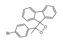 3,3-(2,2'-biphenyldiyl)-4-methyl-4-(p-bromophenyl)-1,2-dioxetane结构式