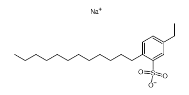 Sodium; 2-dodecyl-5-ethyl-benzenesulfonate Structure