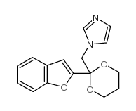 1-[[2-(1-benzofuran-2-yl)-1,3-dioxan-2-yl]methyl]imidazole Structure