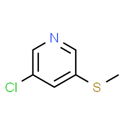 3-Chloro-5-(methylthio)pyridine结构式