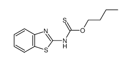 benzothiazol-2-yl-carbothioamidoic acid O-butyl ester结构式