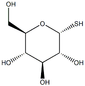 alpha-D-Thioglucopyranose Structure