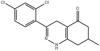 3-(2,4-dichlorophenyl)-7-methyl-1,4,6,7,8-pentahydrocinnolin-5-one结构式