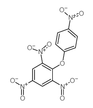 Benzene,1,3,5-trinitro-2-(4-nitrophenoxy)- Structure