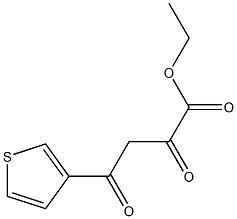 ethyl 2,4-dioxo-4-(thiophen-3-yl)butanoate结构式