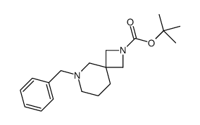 tert-butyl 8-benzyl-2,8-diazaspiro[3.5]nonane-2-carboxylate结构式