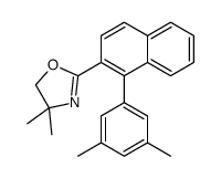 2-(1-(3,5-DIMETHYLPHENYL)-2-NAPHTHYL)-4,5-DIHYDRO-4,4-DIMETHYLOXAZOLE structure