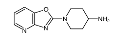1-([1,3]oxazolo[4,5-b]pyridin-2-yl)piperidin-4-amine Structure