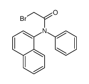 2-bromo-N-naphthalen-1-yl-N-phenylacetamide结构式