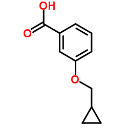 3-(Cyclopropylmethoxy)benzoic acid Structure